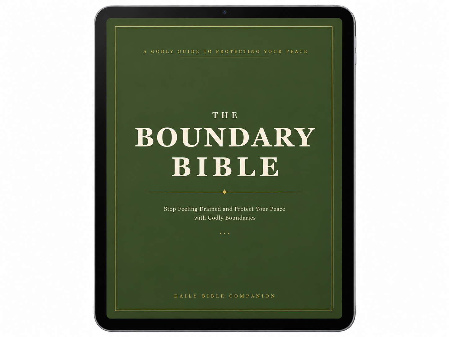 The Boundary Bible: Set Boundaries, Stop People-Pleasing, and Protect Your Peace